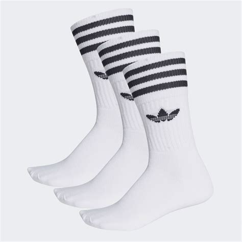 all white adidas crew socks.